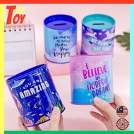The Toy Coin bank metal piggy bank tabung duit tabung syling tabung besi pencil holder