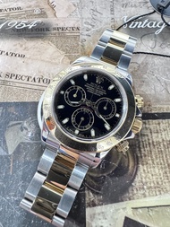 🌈🌈新返貨啦🌈🌈Rolex Daytona 116523❤️‍🔥金鋼原裝黑面🖤原裝勞力士金鋼帶💛40mm 狀態一流 淨錶👍🏻VU2847(廣華街店）