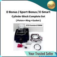 ( STD Standard 50MM ) SYM E Bonus EBonus 110 Sport Bonus 110 115 E Smart ESmart Cylinder Block Compl