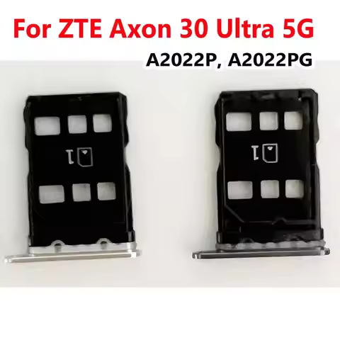 Best Working Sim Card Reader Slot Tray Port Holder For ZTE Axon 30 Ultra 5G Phone Flex Cable Replace