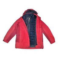 男裝三合一防水保暖外套Thunder 3In1 Jacket Red XXL