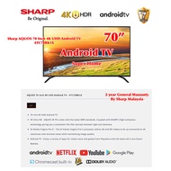 Sharp Android TV 70 inch 4K UHD Android TV Sharp 4TC70BK1X Android TV