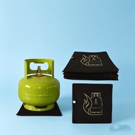 3kg Gas Cylinder Stand - Anti-Slip, Floor Protection, Square Model