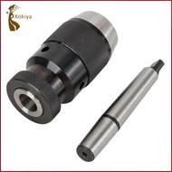 [kokiya] 0-13mm MK2 Auto Tighten Durable Lathe Tool MT2-B16 Arbor  Keyless Machine