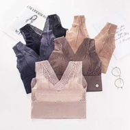 [Shutter Fashion] V lace thick shoulders beautiful back with no trace sports back BA143