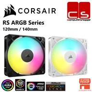 Corsair RS ARGB Series PWM PC Fan - Black/White (120mm/140mm)