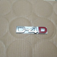Emblem emblem emblem writing D-4D universal please order boss