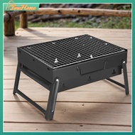 【Fast Delivery】Stainless Steel Small Smoker BBQ Grill Mini BBQ Tool Grill Tabletop Barbecue Grill fo
