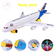 45cm airbus A380 aircraft Lights Sounds moving 360° eletric Aeroplane Toys (readystock)