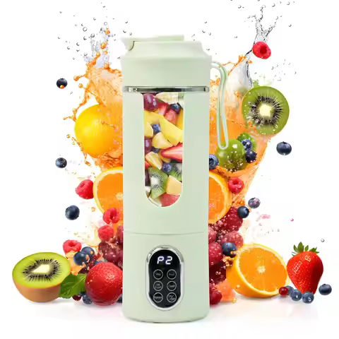 530ML Portable Blender,Mini Portable Electric USB Juicer,Small Personal Blender for Shakes and Smoot