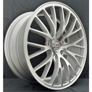 B BS 18 inch 8JJ 9JJ 5X112 ET35 CAR SPORT RIMS CHEAP WHEELS SILVER POLISHED FACE 327-7
