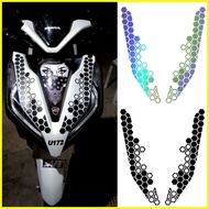 ◴ ♀ ❏ Honda Click 125i 150i v1 v2  Honeycomb Front Fairings Fender Sticker Decal for Motorcycle