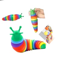 (LC) Finger Slug Toy Snail Creak Kids Sensory Toy