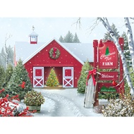 Bits and Pieces - 1000 Piece Jigsaw Puzzle for Adults - Christmas Tree Farm - 1000 pc Winter Holiday
