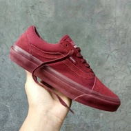 Sepatu murah Vans wtaps all maroon dt premium