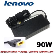 Lenovo Thinkpad 90W Power Adapter Laptop Charger (Original) w/ Flat Slim-Tip Converter