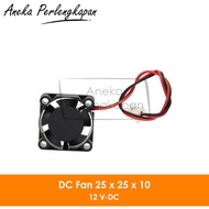DC Mini Cooling Fan 2510 12V for 3D Printer 2-pin Computer/
