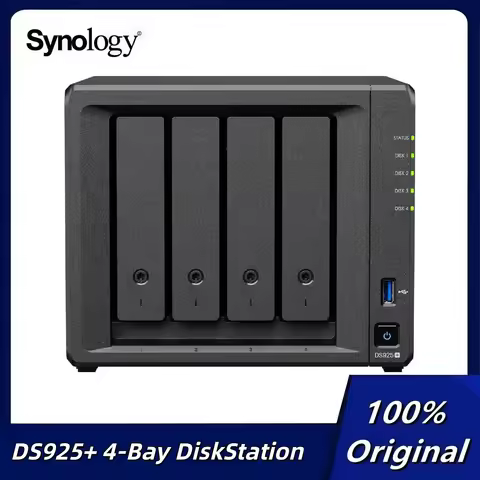 Synology 4-Bay DiskStation DS925+ NAS Enclosure(Diskless)