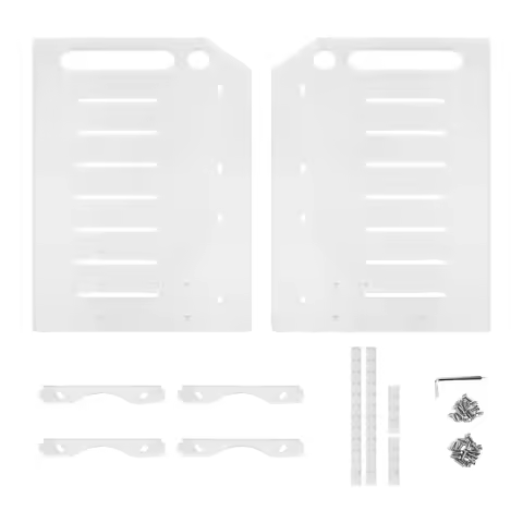 3.5 Inch Desktop Hard Disk Rack Transparent Acrylic Mechanical Hard Disk Cage External Hard Disk Sto