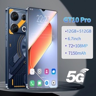 GT10 PRO NEW 4G/5G Smartphone 6.7inch Screen Memory 12GB+512GB Battery 7150Mah 2.4WIFI