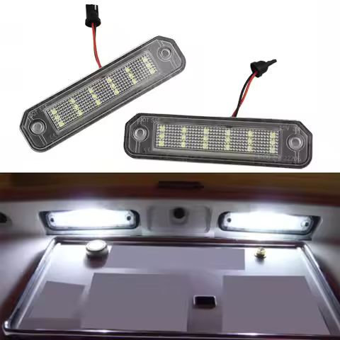 2pcs LED White License Plate Light For Civic EJ EK EM EK9 EK4 Del Sol 92-00 Automobiles Parts Access