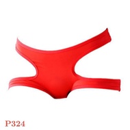 MERAH P324 Women's Sexy Panties Boyshort Red