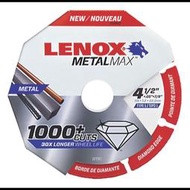 標準情人現貨 美國 LENOX 狼牌 4吋 風火輪 鑽石鋸片 壽命比傳統砂輪片多30X 超強優勢 耐磨 精準不耗損