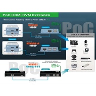 POC HDMI KVM EXTENDER (SG Ready stock)