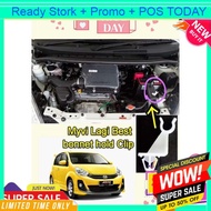 Clips Perodua Alza Myvi lagi best 100%high Quality Front Bonnet hold Stand clip hook panel engine parts part accessories