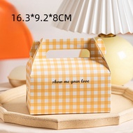 10pcs/Set Gable Box Dus Kue / Snack Roti Cake / Dus Tenteng /Kado Souvenir Hamper