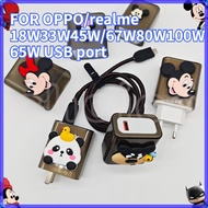 new cartoon cover Compatible for OPPO 18W 33W 45W A6t Pro A3x A40 67W 80W A6s 5G Reno 16 Pro 65W USB