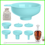 Large Funnel Wide Mouth 3 in 1 Canning Funnel Food Grade Cooking Canning Funnel with Multiple Sizes 