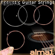ALMA Classical Acoustic Guitar Strings, 3 Styles Stainless Steel Copper Folk Guitar Strings,  Bronze