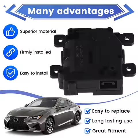 063800-2110 Car AC Radiator Damper Actuator For Toyota Crown Lexus GS Is 2012-2019 Servo Motor Devic