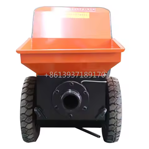 New Design Good Performance 45- 50m³/H Self Loading Mobile Concrete Mixer Trailer Mini Concrete Pump