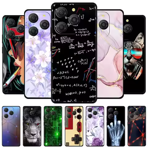 For Blackview Shark 9 Case Black Silicone Cover for Blackview Shark9 Protective Shell Coque for Blac