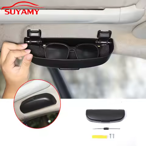 Car Trim For Mitsubishi Outlander ASX RVR Pajero Glasses Holder Sunglasses Storage Box Case Replacem