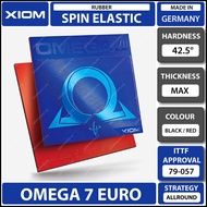 Xiom Omega VII Omega 7 Euro Spin Elastic Table Tennis Rubber Getah Ping Pong Germany