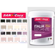 5 LITER SANCORA ITALIA ELEGANTE PREMIUM INDOOR PAINT CAT KILAT DALAM RUMAH