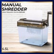 Manual Paper Shredder CD Card Paper Shredder 4.5L - WST-123