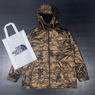 jaket waterproof the north face Camo