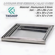Pastry Oven Pan Size 26x26x2 Cm Aluminum Material 0.5 Mm Thickness