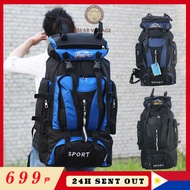 80L Hiking Bag Waterproof Unisex Travel Bag Camping Backpack Climbing Backpack Men's Backpack