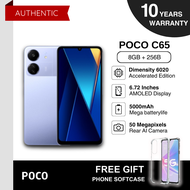 POCO C65 Smartphone | 8+256GB, powerful MediaTek Dimensity 6020, 50MP AI triple camera