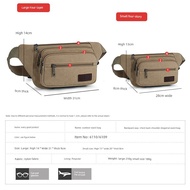 Outdoor Sports Mobile Phone Bag Construction Site Work Canvas Waist Bag
