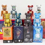 Bearbrick 100% Kubrick Bear Starry Sky Millennium Swing Buzz Lightyear Pikachu Lucky Cat Tom Jerry Mouse