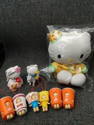 包平郵可散賣Sanrio hello kitty 毛公仔擺設 and daniel 7-11 7仔daniel 快樂童話白馬王皇子吊飾奶茶BB (3個）燒賣BB魚蛋BB杯麵BB手機電話線吊飾麥當勞he