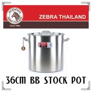 Zebra Stainlees Steel 40cm Stock Pot