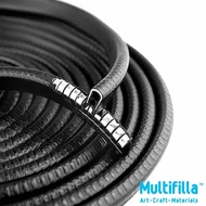 Edge Protector - Black 10mm(W) x 1m(L) - U Shape Car Door Edge Protector Strips/Metal Edge Protector