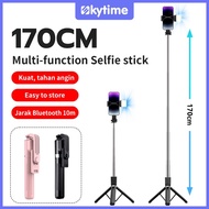 Souyoun - Skytime 170cm Bluetooth Selfie Stick LED Lamp BAG Selfie Stick Remote 360 Rotation Adjusta